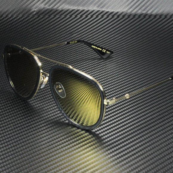 Gucci Gold 57mm Sunglasses - Picture 1 of 3